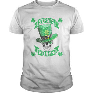Nice St Patricks Day With Sugar Skull Leprechaun Shirt
